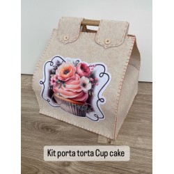 KIT PORTA TORTA CUP CAKE